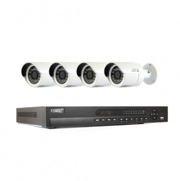 Sixteen-channel IP AI security camera system