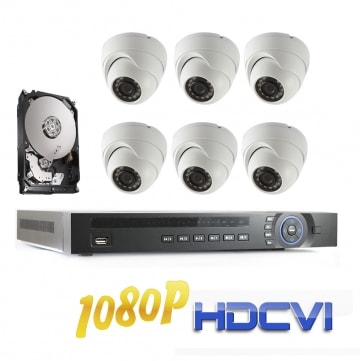 Eight-channel 4K security camera system