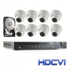 Eight-channel 5MP security camera system